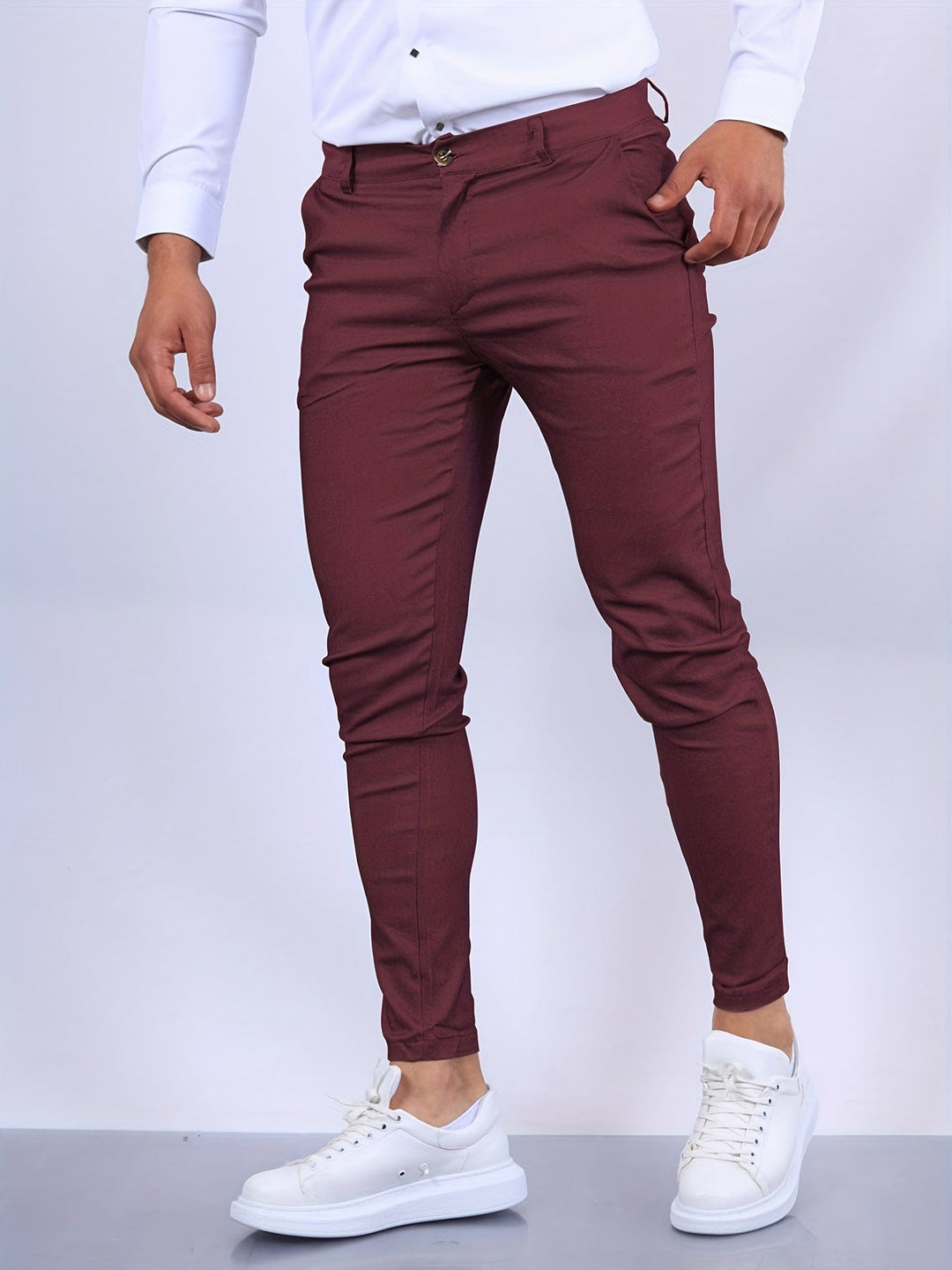 Men's soft slim fit pants for men