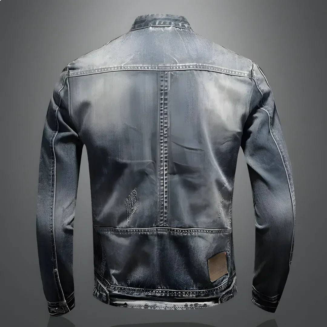 Men's winter denim jacket