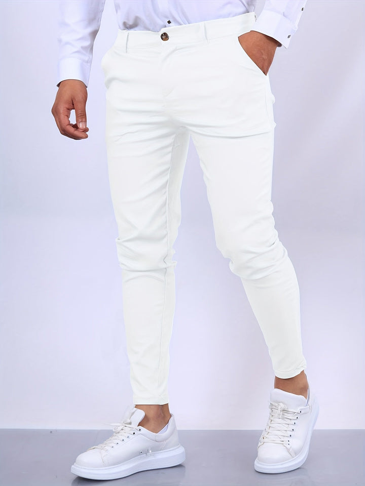 Men's soft slim fit pants for men