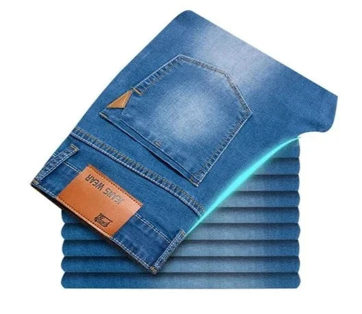 Men's classic style stretchy jeans