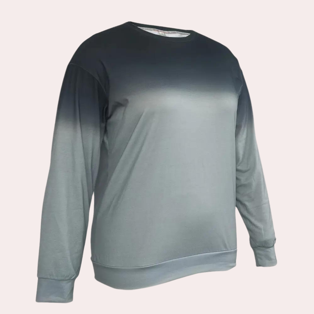 Gradient Pattern Women's Sweatshirt - Stylish, Lightweight, All-Season Breathable Design