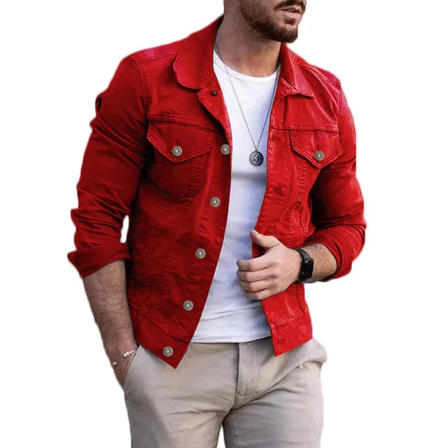 Men's casual stylish denim jacket