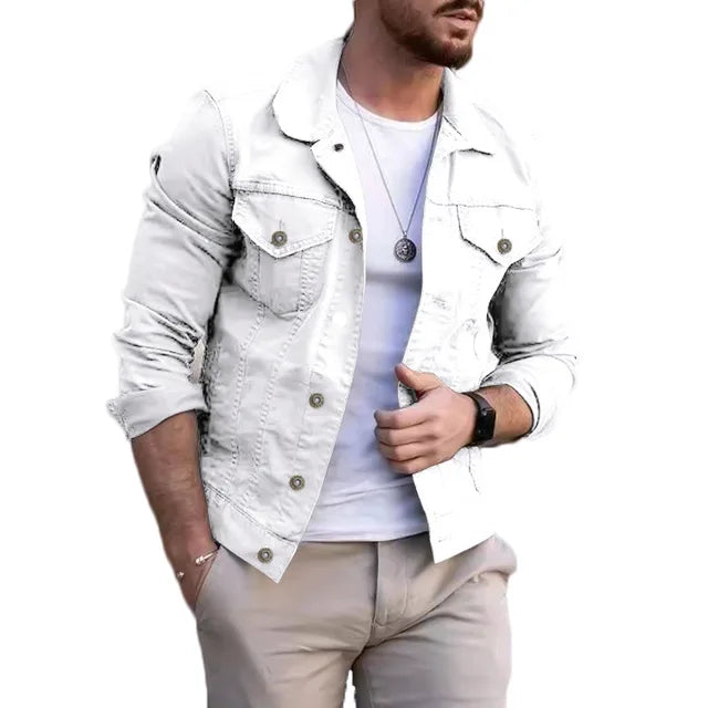 Men's casual stylish denim jacket