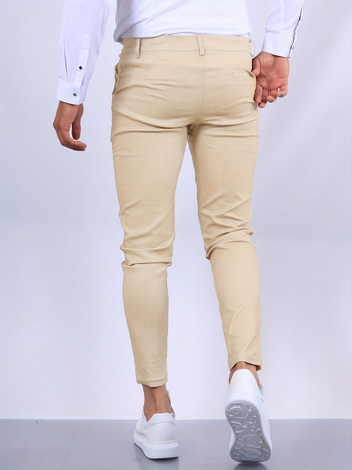 Men's soft slim fit pants for men