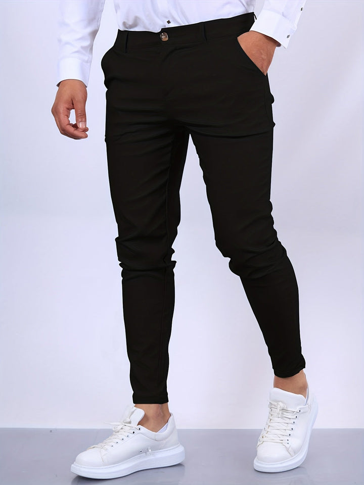 Men's soft slim fit pants for men