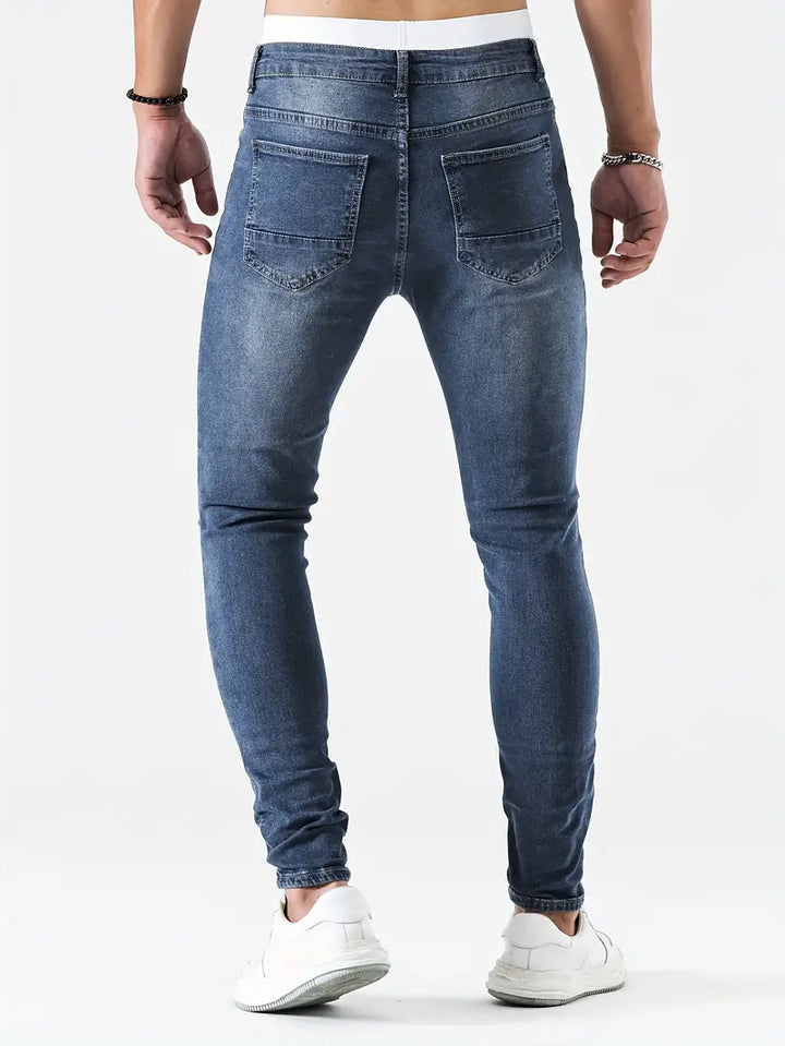 Men's ripped skinny jeans