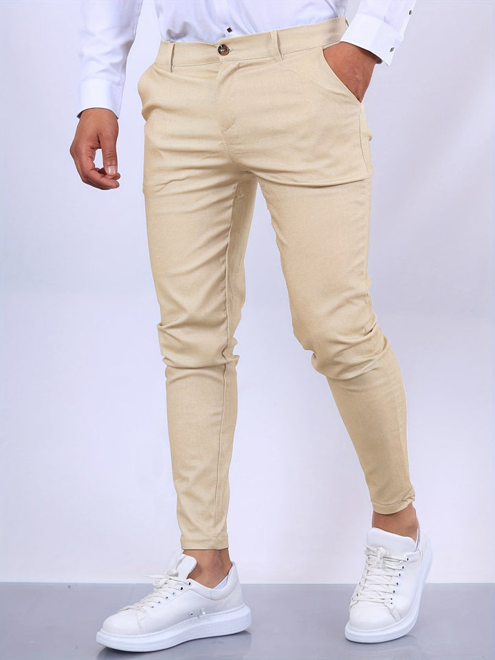 Men's soft slim fit pants for men