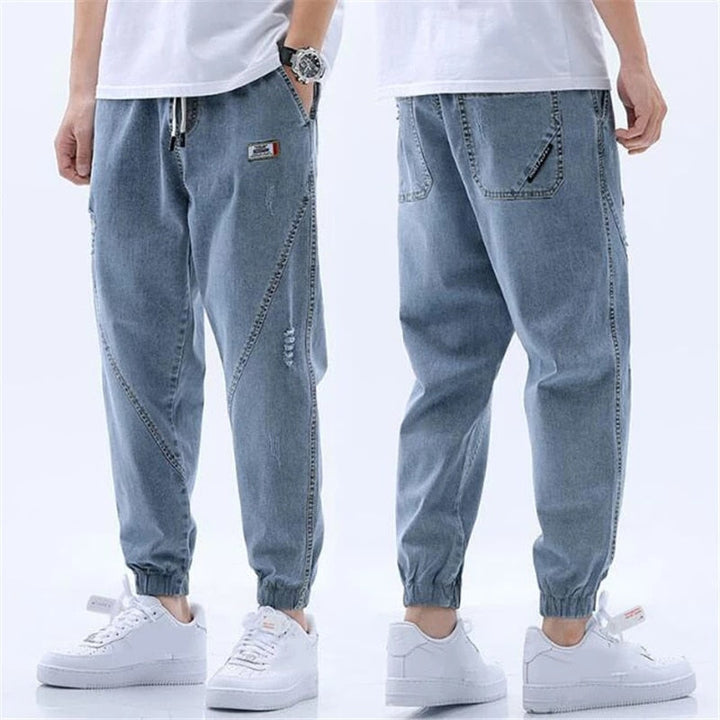 Cool elastic trousers for men